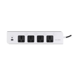 British Standard 4 Way Universal extension socket with USB(1 Type-A+1 Type-C) UK Standard Power Strip Trailing Socket