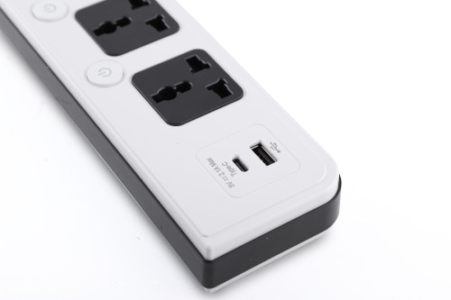 British Standard 4 Way Universal extension socket with USB(1 Type-A+1 Type-C) UK Standard Power Strip