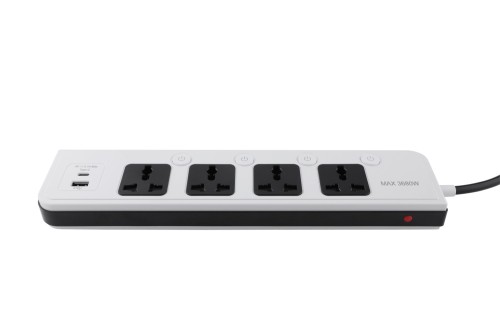 British Standard 4 Way Universal extension socket with USB(1 Type-A+1 Type-C) UK Standard Power Strip