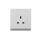 13A 250V~ British Standard 1 Gang Single Pole/Double Pole Socket (PC Panel, 4 Colors)