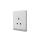 13A 250V~ British Standard 1 Gang Single Pole/Double Pole Socket (PC Panel, 4 Colors)