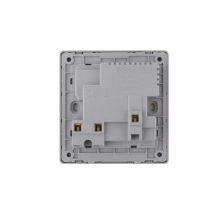 13A 250V~ 1 Gang Double Pole Switched Socket with Neon + Type A&C 2.1A USB (PC Panel, 4 Colors)