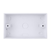2 Gang 29mm Deep PVC Cavity Box for Wall Swith Socket Surface-Mounted Box 86*146MM