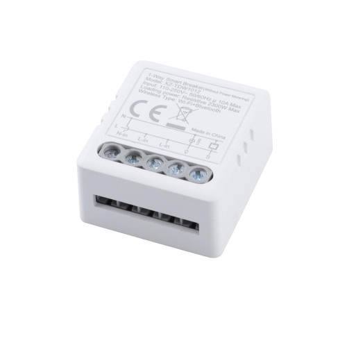 10A 1 Gang Wi-Fi Smart Relay Switch Wireless Controller Smart Breaker for Lighting（non-Metering)-Tuya APP