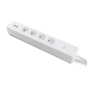 Wireless WIFI Smart Individual Control EU Power Strip with Type-C USB Fast Charging Power Metering Voice Control Extension Socket