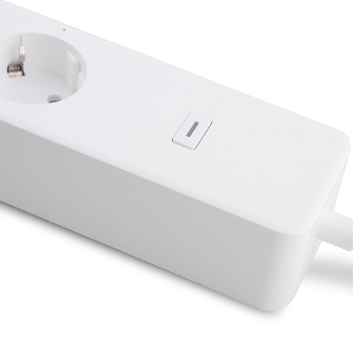 Wireless WIFI Smart Individual Control EU Power Strip with Type-C USB Fast Charging Power Metering Voice Control Extension Socket
