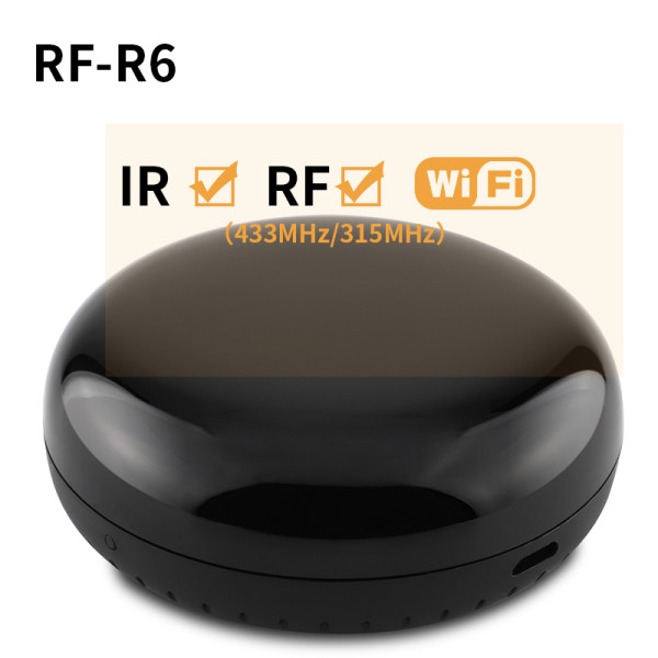 Mini RF+IR Remote Control WiFi Smart Remote Controller Support Alexa and Google Home Voice Control