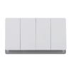 86*146 Type（3*4） 4 Gang 1 Way/2 Way Wall Switch 10AX 250V~(PC Panel, 4 Colors)