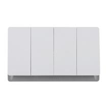 86*146 Type（3*4） 4 Gang 1 Way/2 Way Wall Switch 10AX 250V~(PC Panel, 4 Colors)