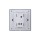 Ultra-thin Baby-skin Feeling 1 Gang 1 Way/2 Way Wall Switch 16AX 250V~(PC Panel, 4 Colors)