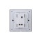 Ultra-thin Baby-skin Feeling 1 Gang 1 Way Wall Switch 16AX 250V~(PC Panel, 4 Colors)