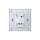 Ultra-thin Baby-skin Feeling 1 Gang 2 Way Wall Switch 16AX 250V~(PC Panel, 4 Colors)