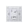 Ultra-thin Baby-skin Feeling 1 Gang Intermediate Switch 16AX 250V~(PC Panel, 4 Colors)