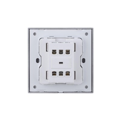 Ultra-thin Baby-skin Feeling 2 Gang 2 Way Wall Switch 16AX 250V~(PC Panel, 4 Colors)