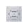 Ultra-thin Baby-skin Feeling 2 Gang 1 Way Wall Switch 16AX 250V~(PC Panel, 4 Colors)