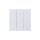 Ultra-thin Baby-skin Feeling 3 Gang 1 Way/2 Way Wall Switch 16AX 250V~(PC Panel, 4 Colors)