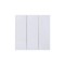 Ultra-thin Baby-skin Feeling 3 Gang 1 Way/2 Way Wall Switch 16AX 250V~(PC Panel, 4 Colors)