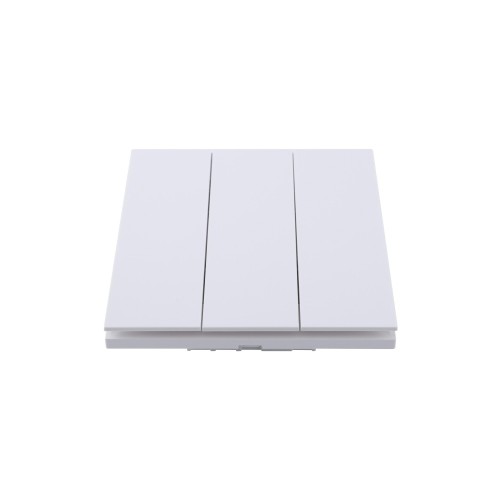 Ultra-thin Baby-skin Feeling 3 Gang 1 Way/2 Way Wall Switch 16AX 250V~(PC Panel, 4 Colors)