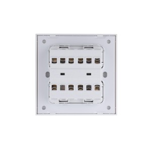 Ultra-thin Baby-skin Feeling 4 Gang 1 Way/2 Way Wall Switch 16AX 250V~(PC Panel, 4 Colors)