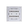 Ultra-thin Baby-skin Feeling 4 Gang 1 Way/2 Way Wall Switch 16AX 250V~(PC Panel, 4 Colors)