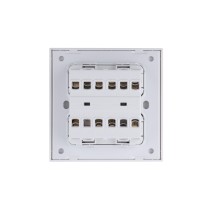 Ultra-thin Baby-skin Feeling 4 Gang 1 Way/2 Way Wall Switch 16AX 250V~(PC Panel, 4 Colors)