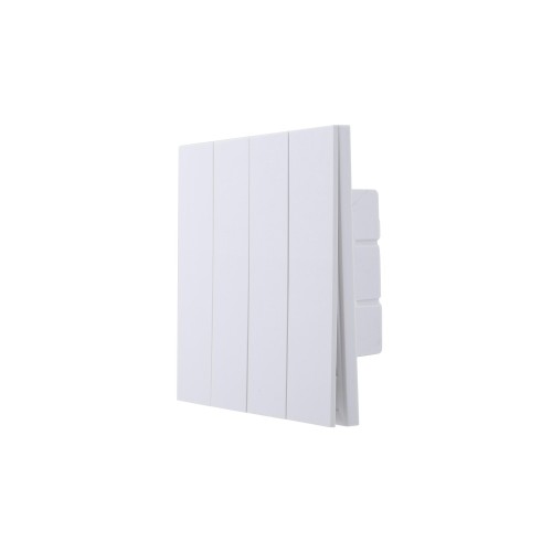 Ultra-thin Baby-skin Feeling 4 Gang 1 Way/2 Way Wall Switch 16AX 250V~(PC Panel, 4 Colors)