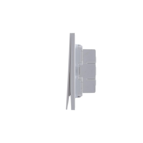 Ultra-thin Baby-skin Feeling 4 Gang 1 Way/2 Way Wall Switch 16AX 250V~(PC Panel, 4 Colors)