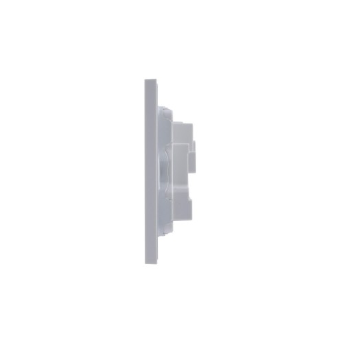 Ultra-thin Baby-skin Feeling UK/British Standard 2 Gang Unswitched Socket 13A 250V~ 50Hz (PC Panel, 4 Colors)