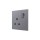 Ultra-thin Baby-skin Feeling UK/British Standard 1 Gang Single Pole Switched Socket 13A 250V~ 50Hz SP(PC Panel, 4 Colors)