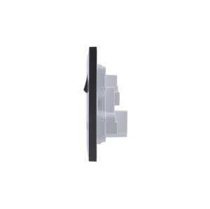 Ultra-thin Baby-skin Feeling UK/British Standard 2 Gang Single Pole Switched Socket + Type A&C 2.1A USB, SP 13A 250V~ 50Hz (PC Panel, 4 Colors)