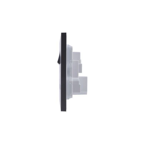 Ultra-thin Baby-skin Feeling UK/British Standard 2 Gang Single Pole Switched Socket + Type A&C 2.1A USB, SP 13A 250V~ 50Hz (PC Panel, 4 Colors)