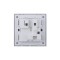 Ultra-thin Baby-skin Feeling UK/British Standard 1 Gang Single Pole Switched Socket with Neon 13A 250V~ 50Hz SP(PC Panel, 4 Colors)
