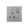 Ultra-thin Baby-skin Feeling UK/British Standard 1 Gang Double Pole Switched Socket with Neon 13A 250V~ 50Hz DP(PC Panel, 4 Colors)