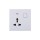 Ultra-thin Baby-skin Feeling 1 Gang Universal Outlets Switched Socket with Neon 16A 250V~ 50Hz(PC Panel, 4 Colors)