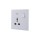 Ultra-thin Baby-skin Feeling 1 Gang Universal Outlets Switched Socket with Neon 16A 250V~ 50Hz(PC Panel, 4 Colors)