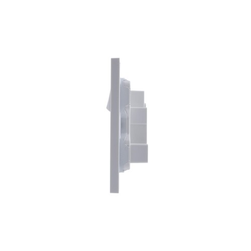 Ultra-thin Baby-skin Feeling 2 Gang Universal Outlets Switched Socket with Neon 16A 250V~ 50Hz(PC Panel, 4 Colors)