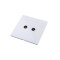 Ultra-thin Baby-skin Feeling 2 Gang TV Socket (PC Panel, 4 Colors)