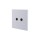 Ultra-thin Baby-skin Feeling 2 Gang TV Socket (PC Panel, 4 Colors)