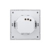Ultra-Thin Skin-Feeling Panel WiFi Protocol 1 Gang Smart Wall Switch L&N Version with Tuya Smart/Smart Life APP