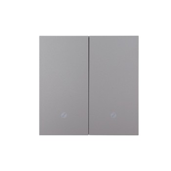 Ultra-Thin Skin-Feeling Panel WiFi Protocol 2 Gang Smart Wall Switch L&N Version with Tuya Smart/Smart Life APP
