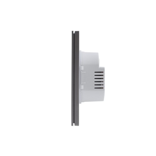 Ultra-Thin Skin-Feeling Panel WiFi Protocol 2 Gang Smart Wall Switch L&N Version with Tuya Smart/Smart Life APP