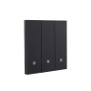 Ultra-Thin Skin-Feeling Panel ZigBee Protocol 3 Gang Smart Wall Switch L&N Version with Tuya Smart/Smart Life APP