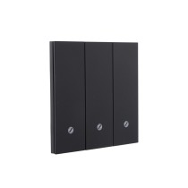 Ultra-Thin Skin-Feeling Panel ZigBee Protocol 3 Gang Smart Wall Switch L&N Version with Tuya Smart/Smart Life APP