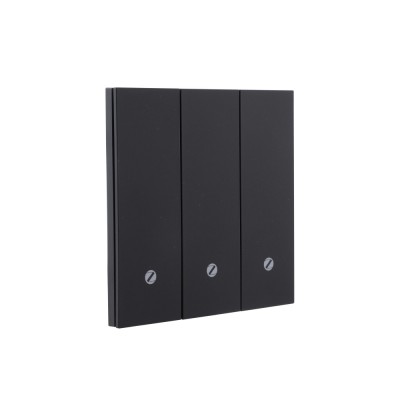 Ultra-Thin Skin-Feeling Panel ZigBee Protocol 3 Gang Smart Wall Switch L&N Version with Tuya Smart/Smart Life APP