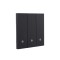 Ultra-Thin Skin-Feeling Panel ZigBee Protocol 3 Gang Smart Wall Switch L&N Version with Tuya Smart/Smart Life APP