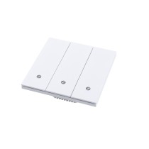 Ultra-Thin Skin-Feeling Panel WiFi Protocol 3 Gang Smart Wall Switch L&N Version with Tuya Smart/Smart Life APP