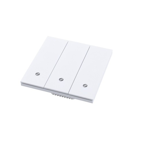 Ultra-Thin Skin-Feeling Panel WiFi Protocol 3 Gang Smart Wall Switch L&N Version with Tuya Smart/Smart Life APP