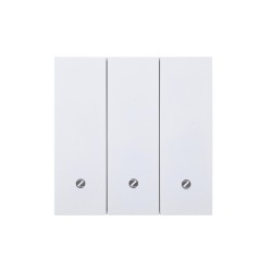 Ultra-Thin Skin-Feeling Panel ZigBee Protocol 3 Gang Smart Wall Switch L&N Version with Tuya Smart/Smart Life APP