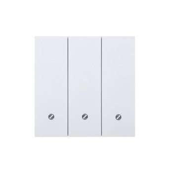 Ultra-Thin Skin-Feeling Panel ZigBee Protocol 3 Gang Smart Wall Switch L&N Version with Tuya Smart/Smart Life APP