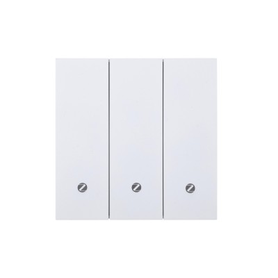 Ultra-Thin Skin-Feeling Panel ZigBee Protocol 3 Gang Smart Wall Switch L&N Version with Tuya Smart/Smart Life APP